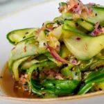 Asiatischer Gurkensalat mit Sesam 4 Asiatischer Gurkensalat mit Sesam