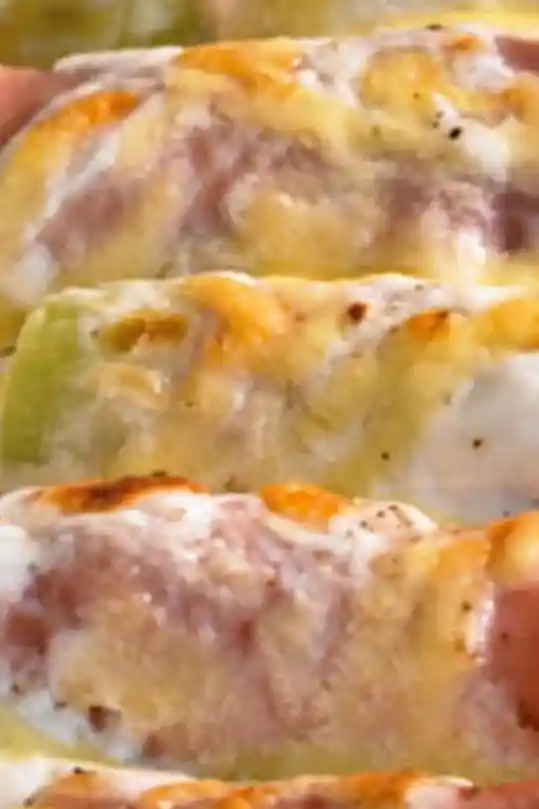 Herzhaft überbackener Lauch mit Putenschinken 3 Recipe image