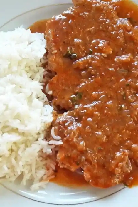 Böhmische Schnitzel mit Paprika und Zwiebel-Speck-Sauce 3 Recipe image