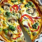 Bunte Gemüse-Quiche mit knusprigem Mürbeteig 4 Bunte Gemüse-Quiche mit knusprigem Mürbeteig