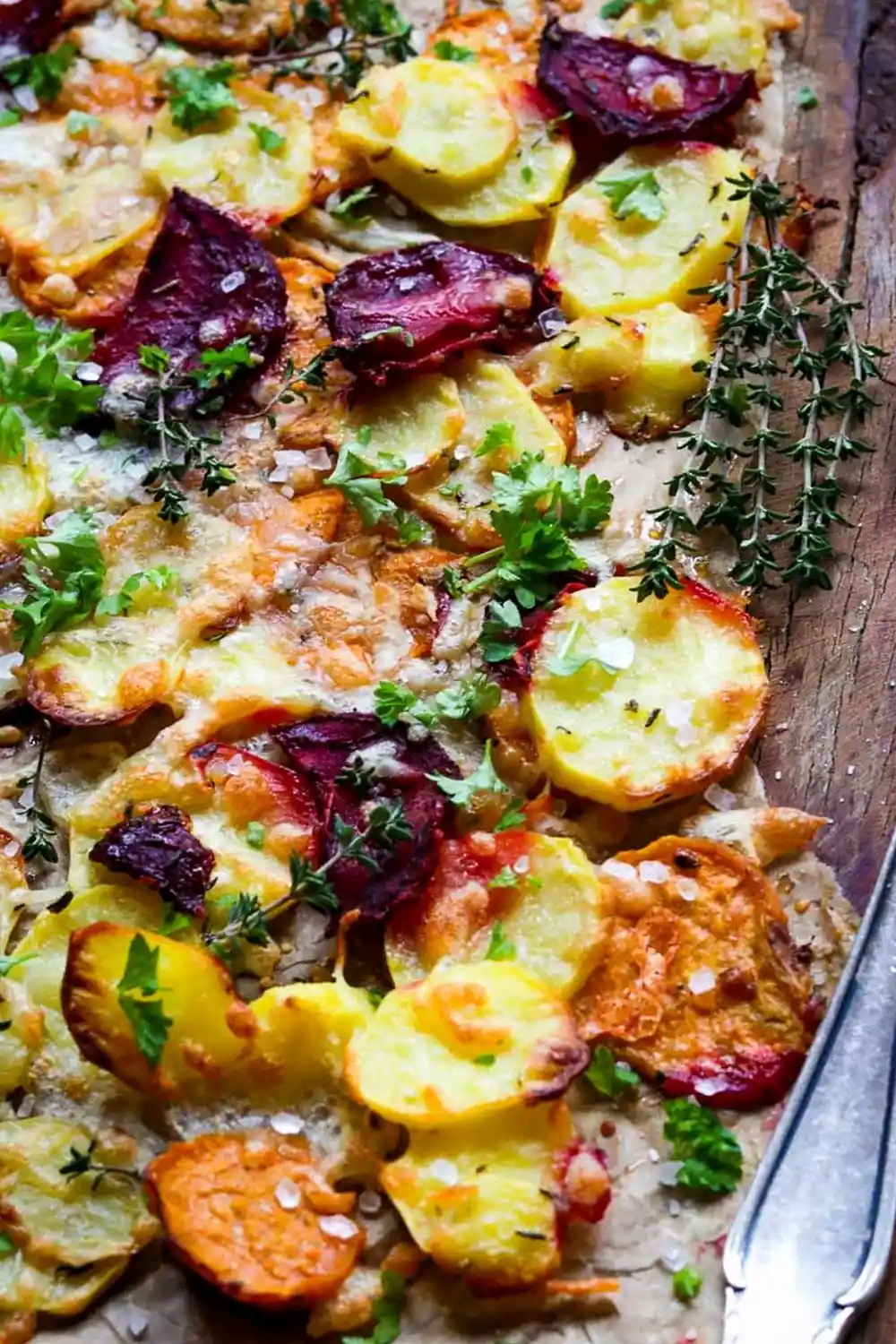 Bunter Kartoffelgratin mit Gemüse aus dem Ofen 3 Recipe image