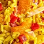 Bunter Reissalat mit Paprika und Mandarinen 4 Bunter Reissalat mit Paprika und Mandarinen