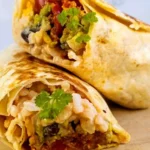 Herzhafte Burritos mit würzigem Rinderhackfleisch 4 Herzhafte Burritos mit würzigem Rinderhackfleisch