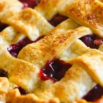Klassischer Kirschkuchen mit Gitterkruste 4 Klassischer Kirschkuchen mit Gitterkruste