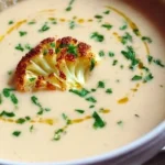 Samtige Blumenkohlcremesuppe 4 Samtige Blumenkohlcremesuppe