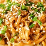 Schnelle Thai Erdnudeln mit cremiger Sauce 4 Schnelle Thai Erdnudeln mit cremiger Sauce