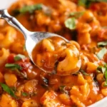 Cremige Vegane Tortellini-Suppe mit Bohnen und Spinat 4 Cremige Vegane Tortellini-Suppe mit Bohnen und Spinat