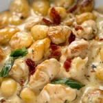 Saftiges Hähnchen in Sahnesoße mit Gnocchi 4 Saftiges Hähnchen in Sahnesoße mit Gnocchi