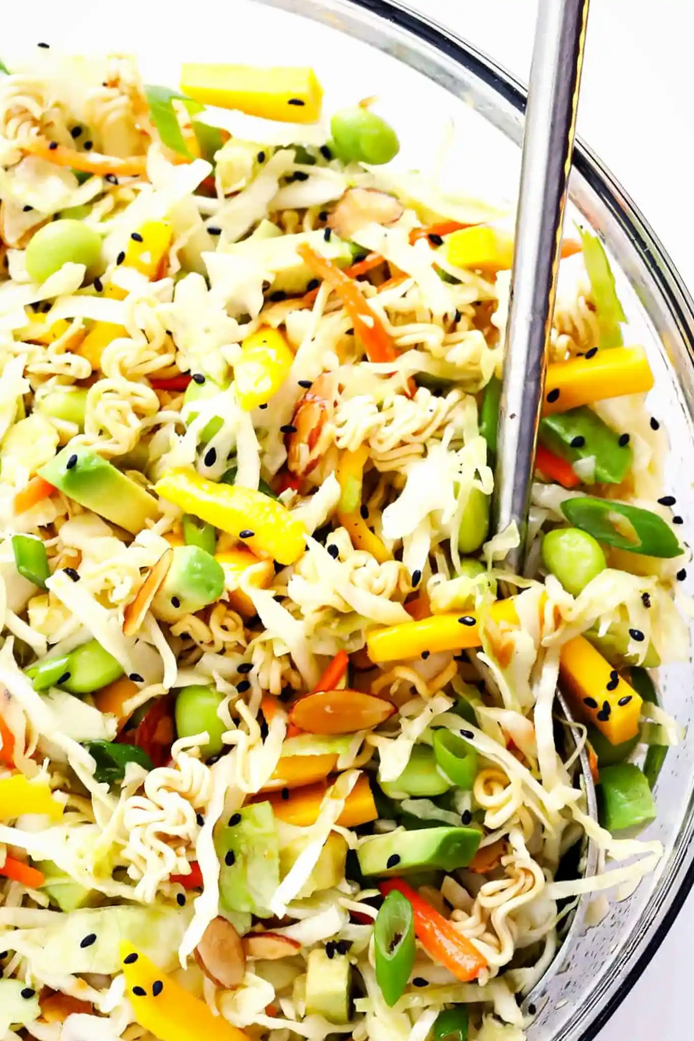Knackiger Ramen-Nudelsalat mit Sesam-Honig-Dressing 3 Recipe image