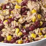 Proteinreicher Kidneybohnen-Thunfisch-Salat in 15 Minuten 4 Proteinreicher Kidneybohnen-Thunfisch-Salat in 15 Minuten