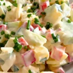 Cremiger Düsseldorfer Kartoffelsalat mit frischem Gemüse 4 Cremiger Düsseldorfer Kartoffelsalat mit frischem Gemüse