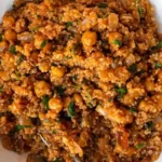 Eintopf-Quinoa mit knusprigen Kichererbsen 4 Eintopf-Quinoa mit knusprigen Kichererbsen