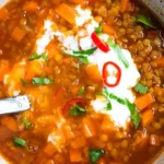 Schnelle rote Linsensuppe mit Ingwer und Chili 4 Schnelle rote Linsensuppe mit Ingwer und Chili