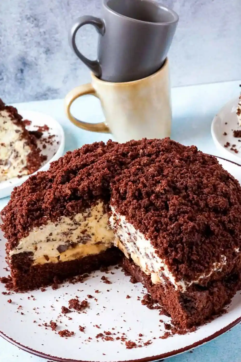 Hausgemachter Maulwurfkuchen mit Bananen 3 Recipe image