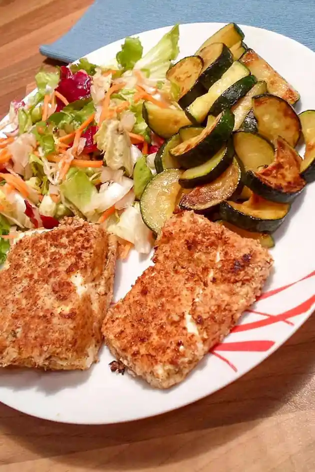 Low Carb Feta mit knuspriger Mandelkruste 3 Recipe image