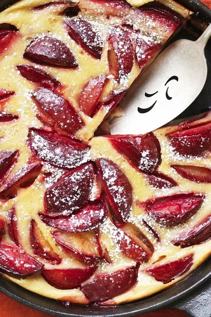 Französischer Pflaumenkuchen mit Vollkornmehl 3 Recipe image