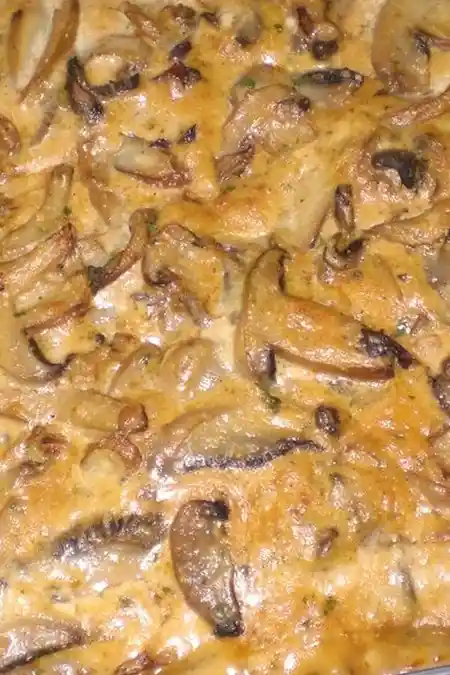 Cremiges Hähnchen-Geschnetzeltes aus dem Ofen 3 Recipe image