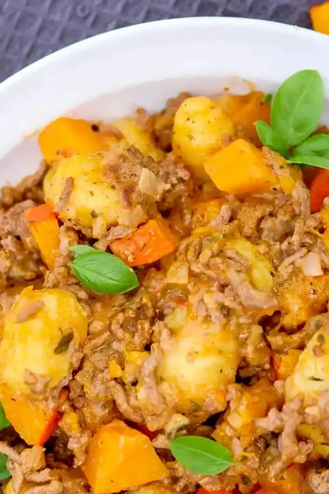 Cremige Kürbis-Gnocchi-Pfanne mit Rinderhack 3 Recipe image