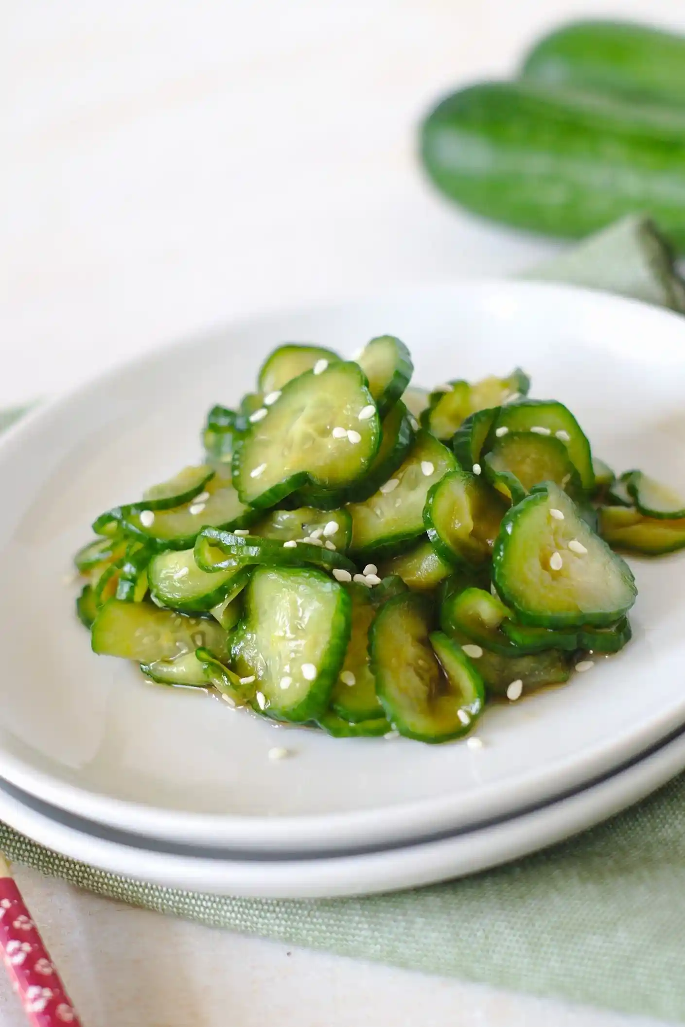 Japanischer Gurkensalat (Sunomono) 3 Recipe image