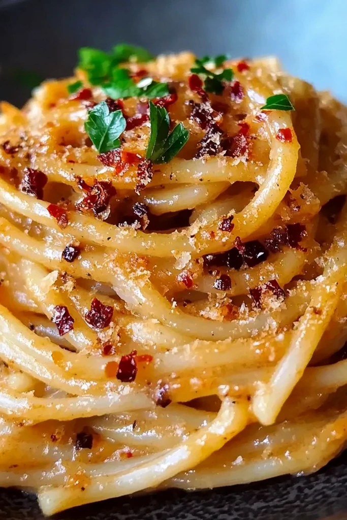 Karottenzwiebel-Pasta mit Chiliöl: Würziges und Schnelles Rezept 3 Recipe image