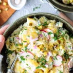 Leichter Kartoffelsalat mit Joghurt-Senf-Dressing 4 Leichter Kartoffelsalat mit Joghurt-Senf-Dressing