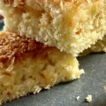 Saftige Kokos-Buttermilch-Schnitten vom Blech 4 Saftige Kokos-Schnitten mit Buttermilch