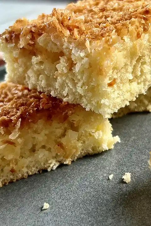 Saftige Kokos-Buttermilch-Schnitten vom Blech 3 Saftige Kokos-Buttermilch-Schnitten vom Blech