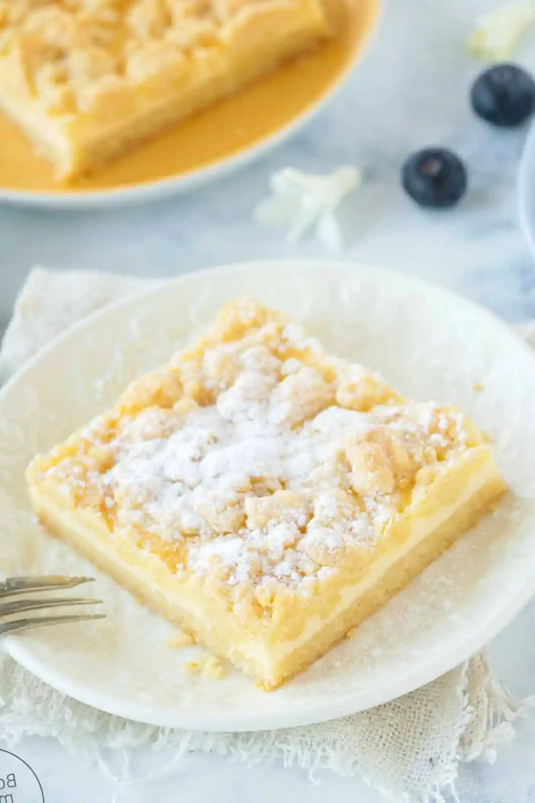 Saftiger Käsekuchen mit knusprigen Streuseln vom Blech 3 Recipe image