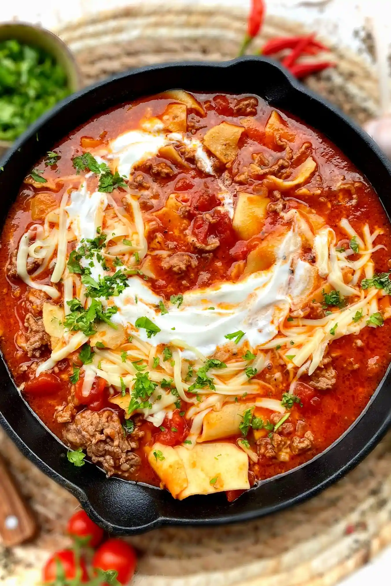 Schnelle Lasagnesuppe aus einem Topf 3 Recipe image
