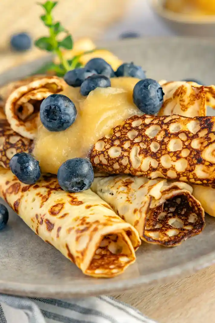 Proteinreiche Quarkpfannkuchen ohne Mehl 3 Recipe image