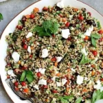 Herzhafter Mediterraner Farro-Salat 4 Herzhafter Mediterraner Farro-Salat