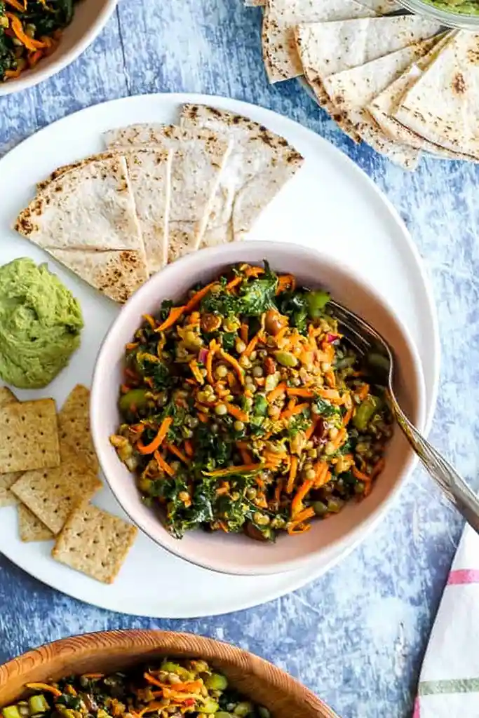Marokkanischer Linsen-Karotten-Salat (Vegan) 3 Recipe image