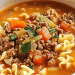Herzhafte Nudel-Hack-Suppe: Das ideale One-Pot-Gericht 4 Herzhafte Nudel-Hack-Suppe: Das ideale One-Pot-Gericht
