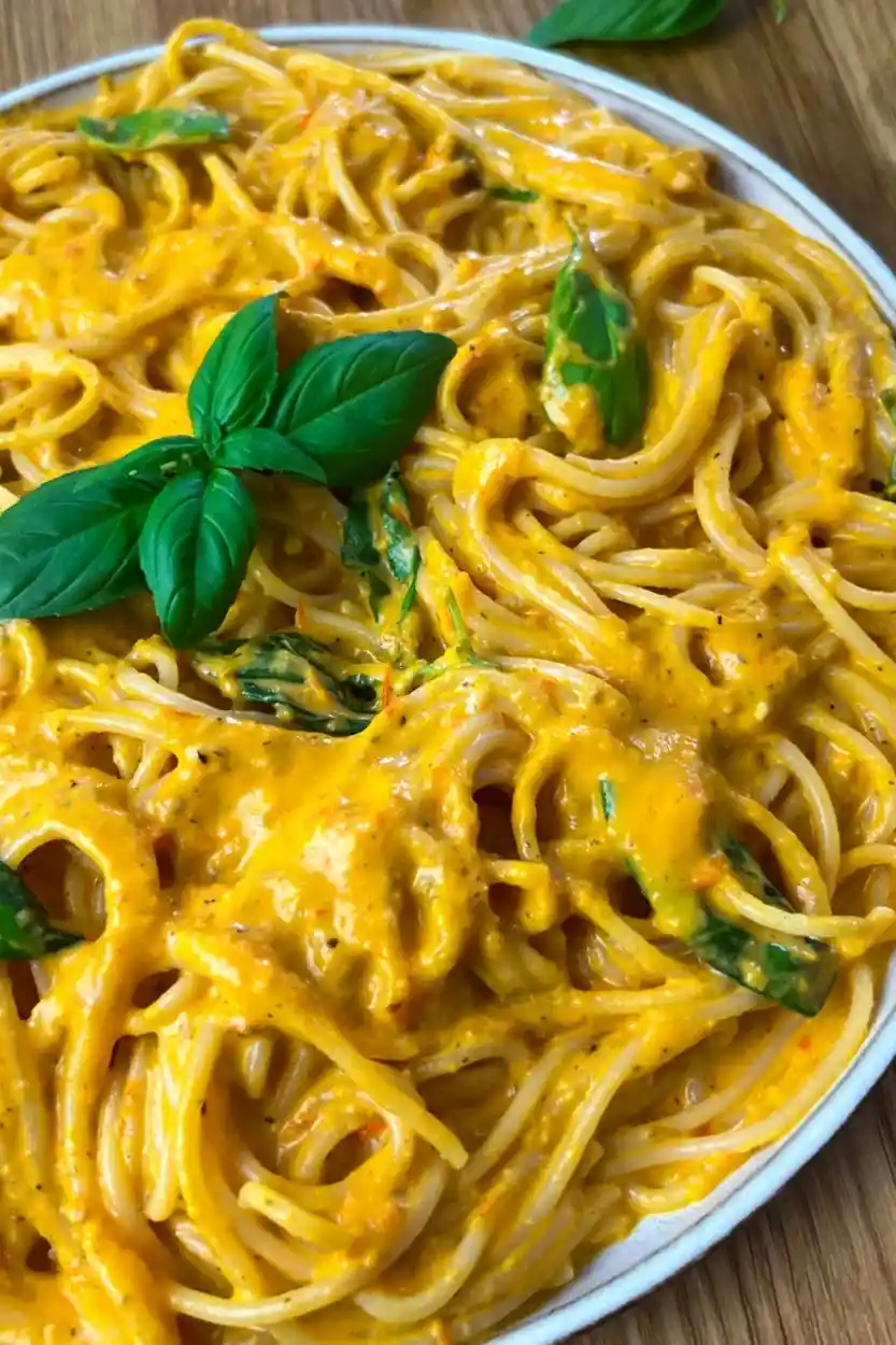 Cremige Pasta in Gemüsesauce 3 Recipe image