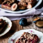 Veganer Pflaumenkuchen mit Mandel-Haferflocken-Streuseln 4 Veganer Pflaumenkuchen mit Mandel-Haferflocken-Streuseln
