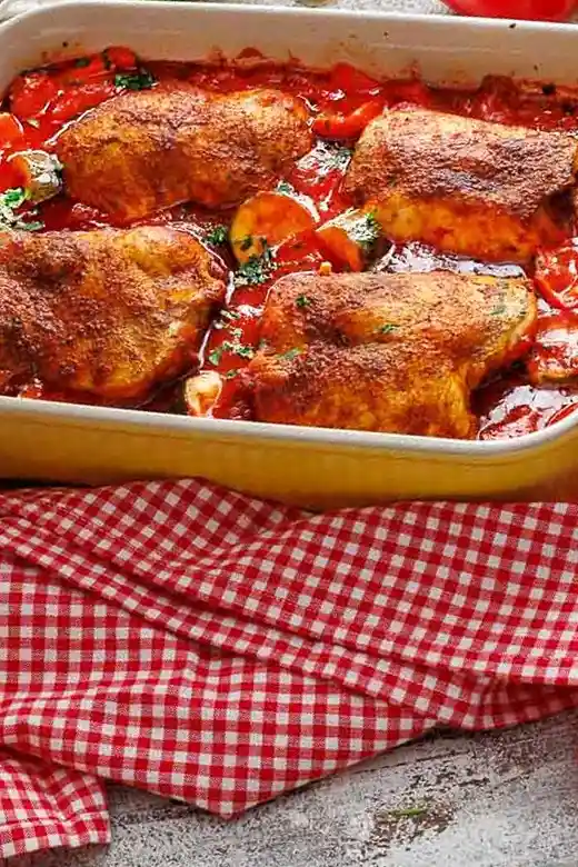 Pollo Fino: Saftiges Hähnchen aus dem Ofen mit Gemüse 3 Recipe image