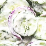 Cremiger Gurkensalat mit Dill und Zitrone 4 Cremiger Gurkensalat mit Dill und Zitrone