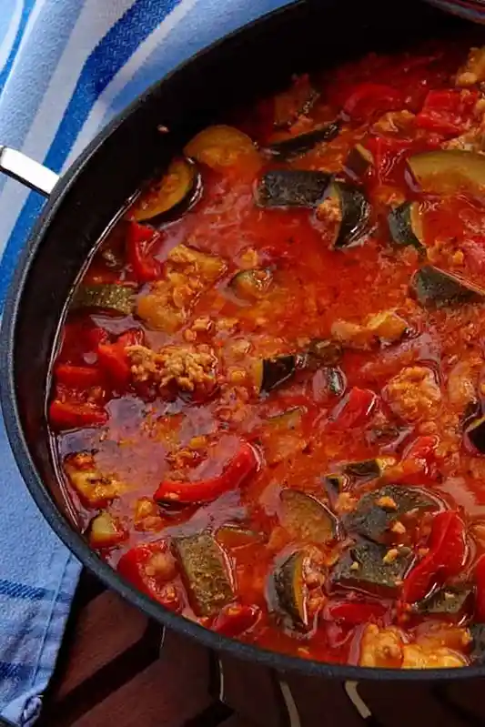 Herzhafte Zucchini-Pfanne mit Hackfleisch 3 Recipe image
