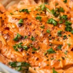 Cremiger Orzo mit Hähnchen und Spinat aus einer Pfanne 4 Cremiger Orzo mit Hähnchen und Spinat aus einer Pfanne