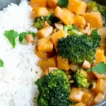 Cremiges Süßkartoffel-Curry mit Kokosmilch und Brokkoli 4 Cremiges Süßkartoffel-Curry mit Kokosmilch und Brokkoli