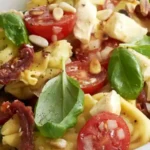 Mediterraner Tortellini-Salat mit weißem Balsamico-Dressing 4 Mediterraner Tortellini-Salat mit weißem Balsamico-Dressing