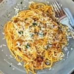 Spaghetti mit Thunfisch-Tomatensoße: Schnell und Preiswert 4 Spaghetti mit Thunfisch-Tomatensoße: Schnell und Preiswert