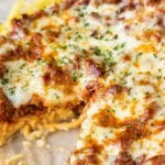 Herzhafter Spaghetti-Kuchen mit Ricotta-Boden 4 Herzhafter Spaghetti-Kuchen mit Ricotta-Boden