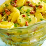 Herzhafter Kartoffelsalat mit würzigem Räucheraroma 4 Herzhafter Kartoffelsalat mit würzigem Räucheraroma