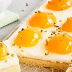 Saftiger Spiegeleikuchen mit Aprikosen und Schmand-Creme 4 Saftiger Spiegeleikuchen mit Aprikosen und Schmand-Creme