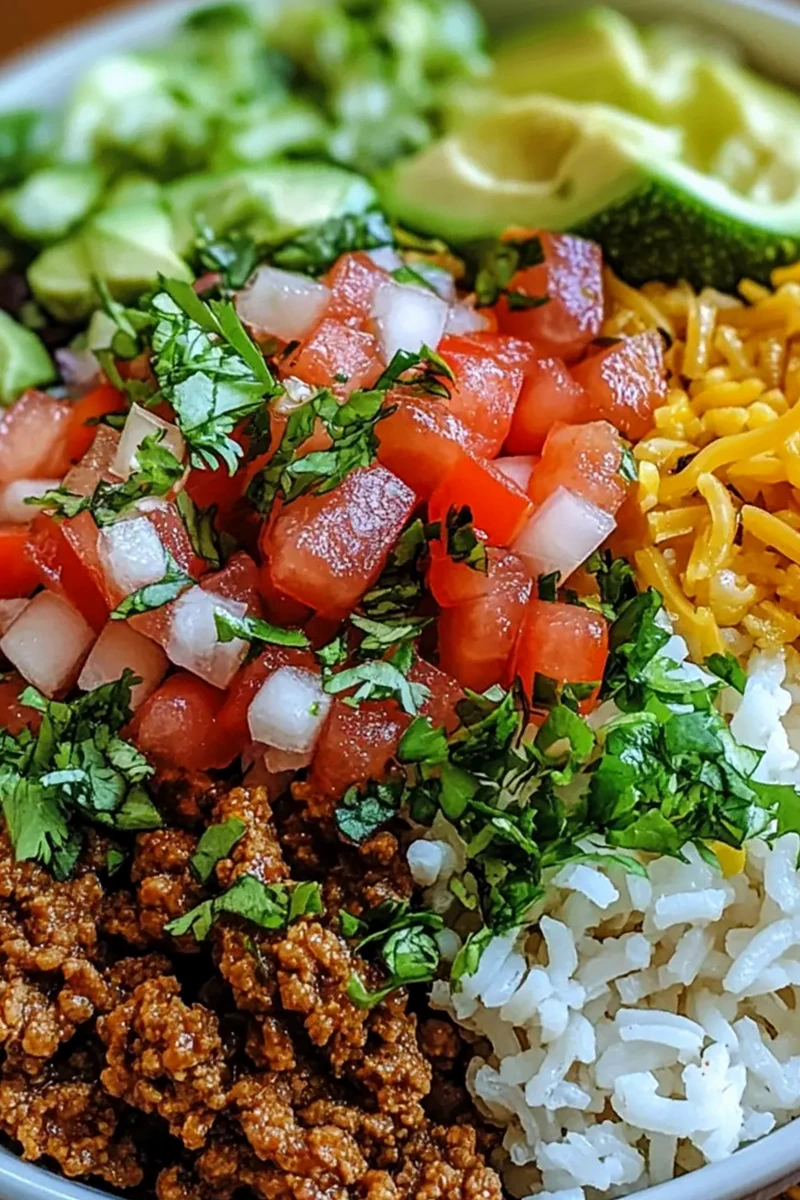 Mexikanische Taco-Reis-Bowl: Schnell und Würzig 3 Recipe image