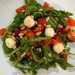 Italienischer Tomate Mozzarella Salat mit Rucola 4 Italienischer Tomate Mozzarella Salat mit Rucola